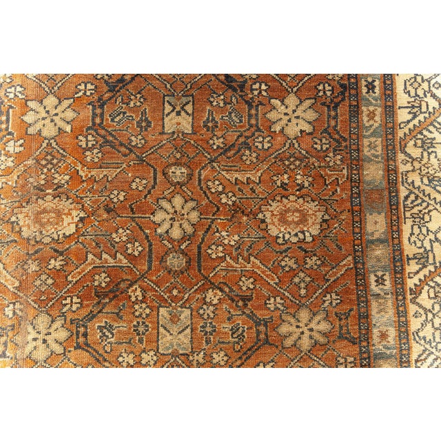 Textile Oversized Antique Persian Bibikabad Rug For Sale - Image 7 of 7