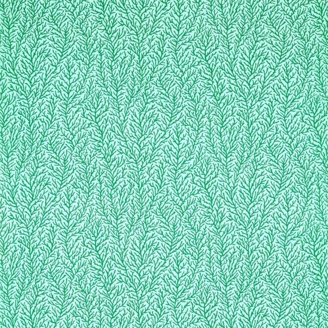Harlequin Atoll Fabric in Seaglass/ Emerald For Sale