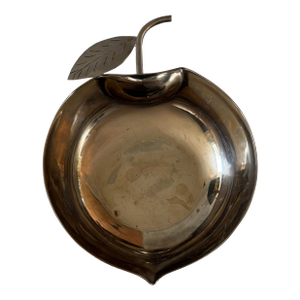Vintage Silver Plated Apple Shaped Dish