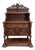 Antique French Renaissance Revival Hunt Buffet Server Sideboard Dark Oak 19c For Sale