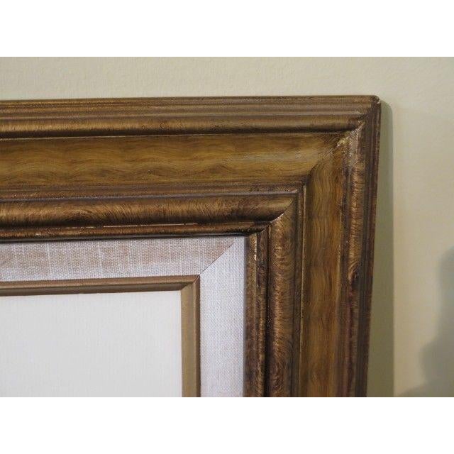 Large "Hunt Scene" Decorative Framed & Matted Print For Sale - Image 4 of 8