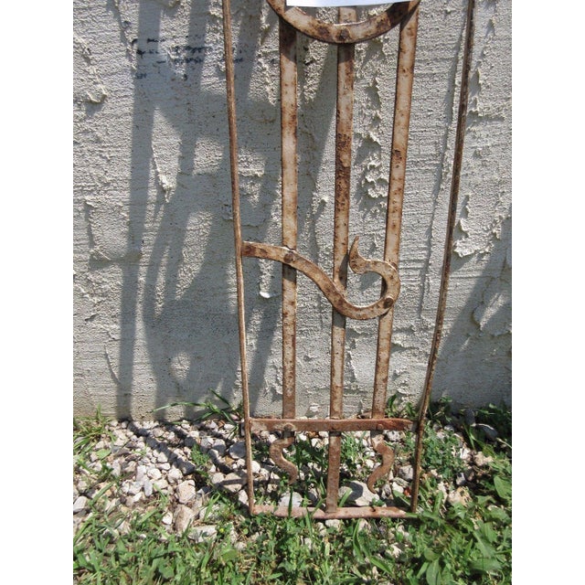Victorian Antique Victorian Iron Gate or Garden Fence For Sale - Image 3 of 5