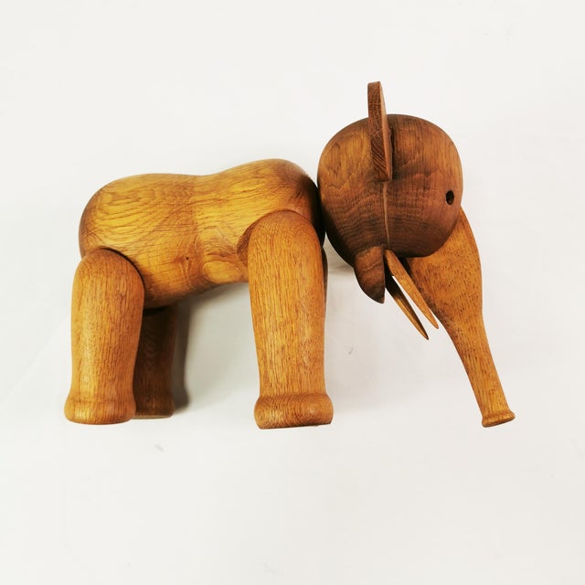 Wood Wooden Elephant by Kay Bojesen, 1970s For Sale - Image 7 of 14