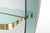 Glass Console Mirror in Two-Tone Glass and Gilded Brass, 1950s For Sale - Image 7 of 9