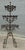 Metal Tall Medieval Iron Candelabra For Sale - Image 7 of 10