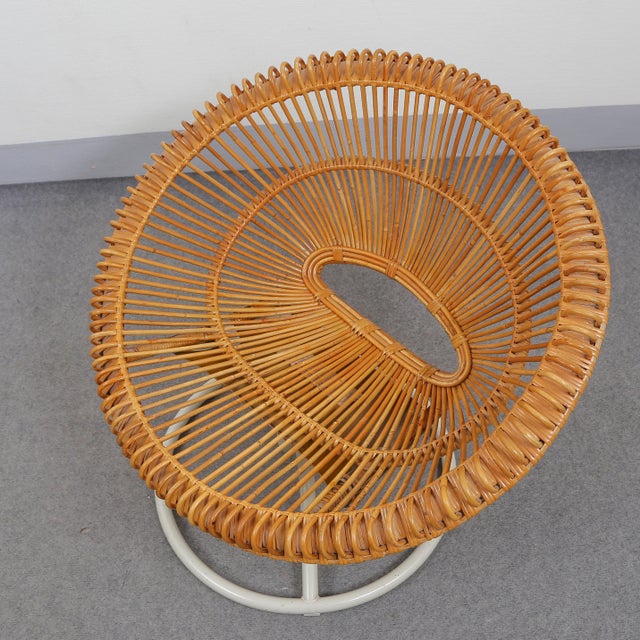 Rondo Armchair in Rattan from Göte Möbler Nässjö AB, 1960s For Sale - Image 6 of 7