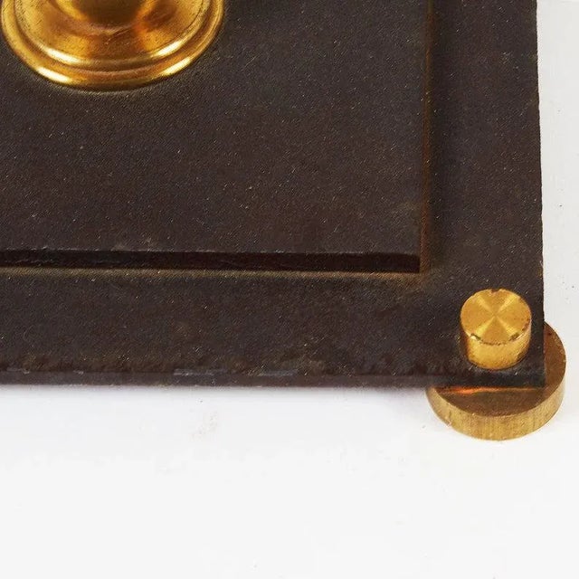 Vintage Tall Burgundy Iron Torchiere Floor Lamp For Sale - Image 9 of 10