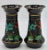 Antique Dutch Black Opaline Vases - a Pair For Sale - Image 10 of 10