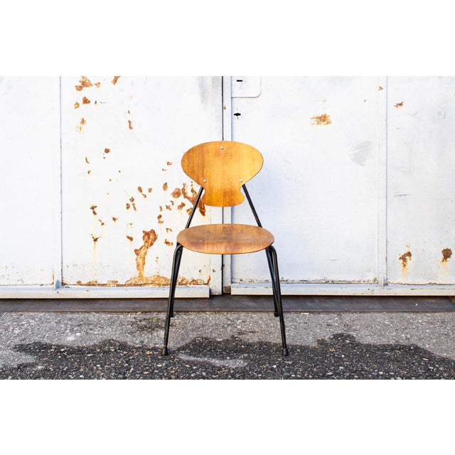 Chairs by Aurelio Villari for Isa Bergamo, 1950s, Set of 4 For Sale - Image 4 of 10