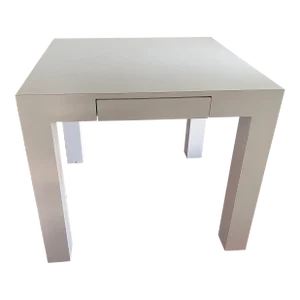 1980s Postmodern Parsons Laminate Table / Card Table