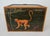 Vintage Anglo-Indian Hand-Painted & Crafted Wood and Brass Apothecary and/or Storage Box For Sale - Image 11 of 18