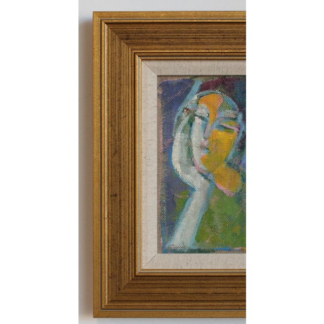 Contemporary Florentine School Artist, Hidden Portraits XV, 1990s, Acrylic on Canvas, Framed For Sale - Image 3 of 8
