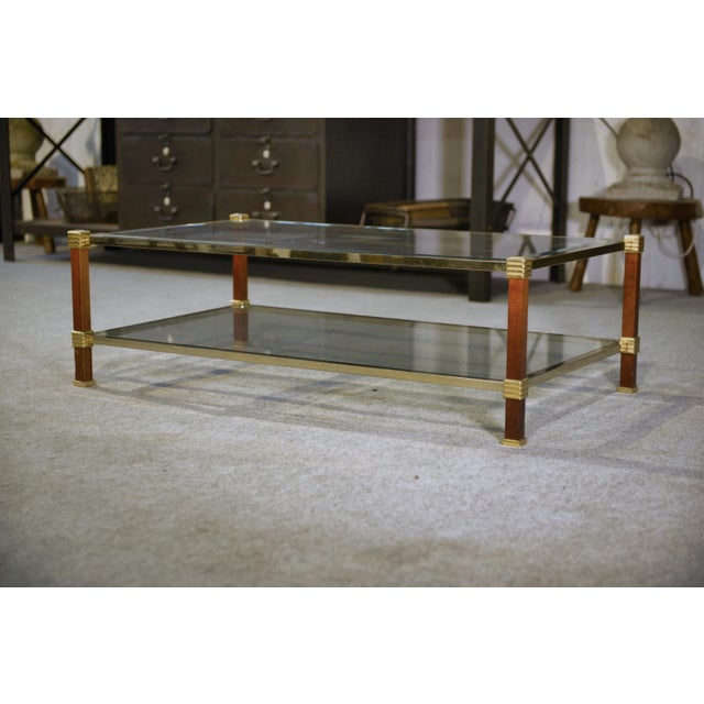 Metal Coffee Table in the style of Pierre Vandel, 1970s For Sale - Image 7 of 10