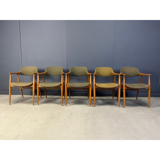 Vintage Teak Dining Chairs by Casala, 1960s, Set of 5 For Sale - Image 13 of 13