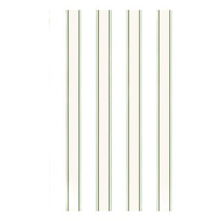 The House of Scalamandré Accordion Stripe Wallpaper, Forest For Sale
