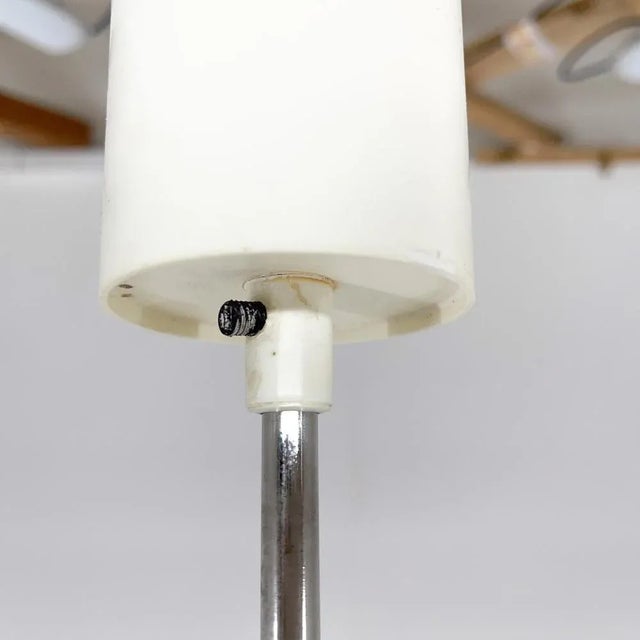 Mid-Century Czechoslovakian Clear Glass Ball Pendant Light, 1970s For Sale - Image 8 of 10