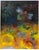 Orange Mason Rader, Abstract Surrealist Spray Paint Mixed Media Painting Mason Rader Outsider Art, 1995 For Sale - Image 8 of 8