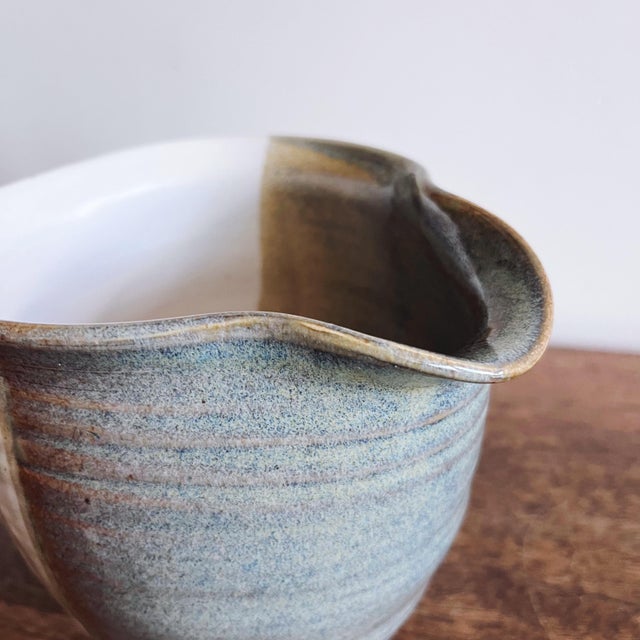 2010s Vintage Signed “Dellaware” Studio Pottery Pitcher For Sale - Image 5 of 6