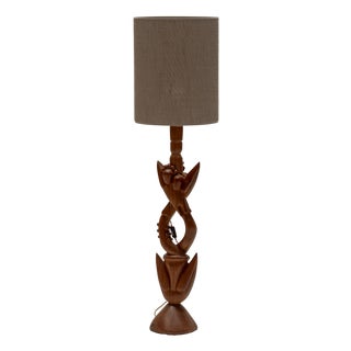 Mid-Century French Sculptural Floor Lamp, 1960s For Sale