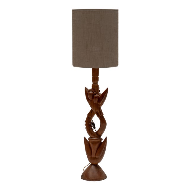 Mid-Century French Sculptural Floor Lamp, 1960s For Sale