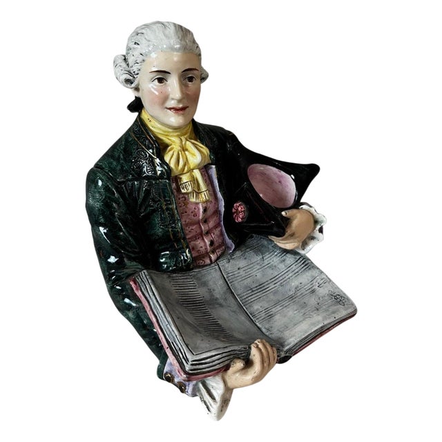 Mozart Tobacco Jar, 1890s For Sale