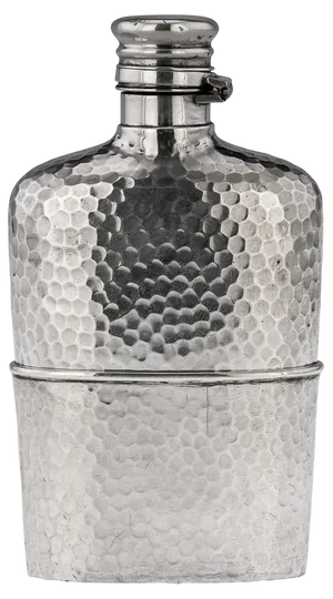 19th Century American Silver Hip Flask from Gorham, 1880s