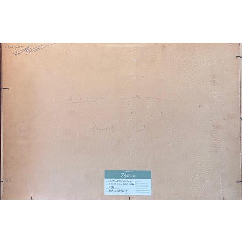 Paper Giovanni Guarlotti, Venice, 1934, Oil on Cardboard For Sale - Image 7 of 9