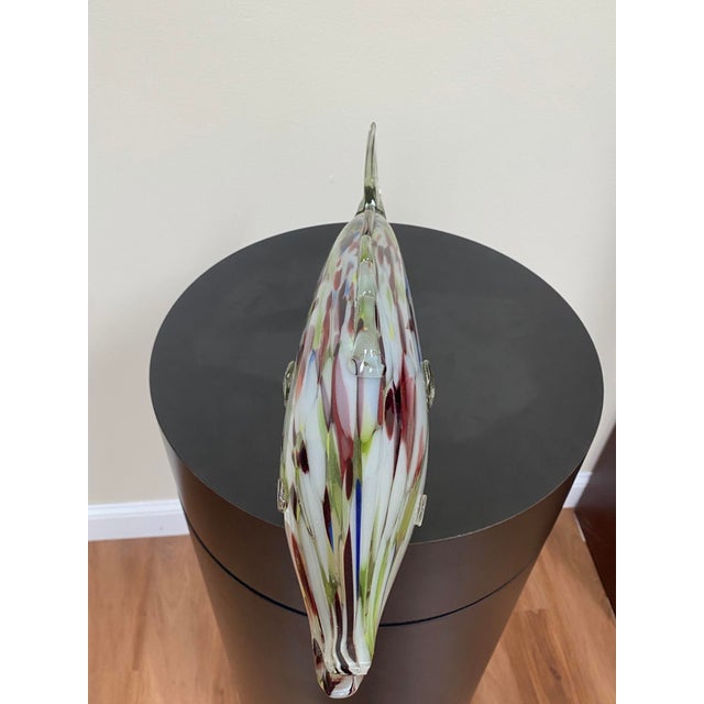 Large Mid-Century Murano Art Glass Fish, 1970s For Sale - Image 14 of 16