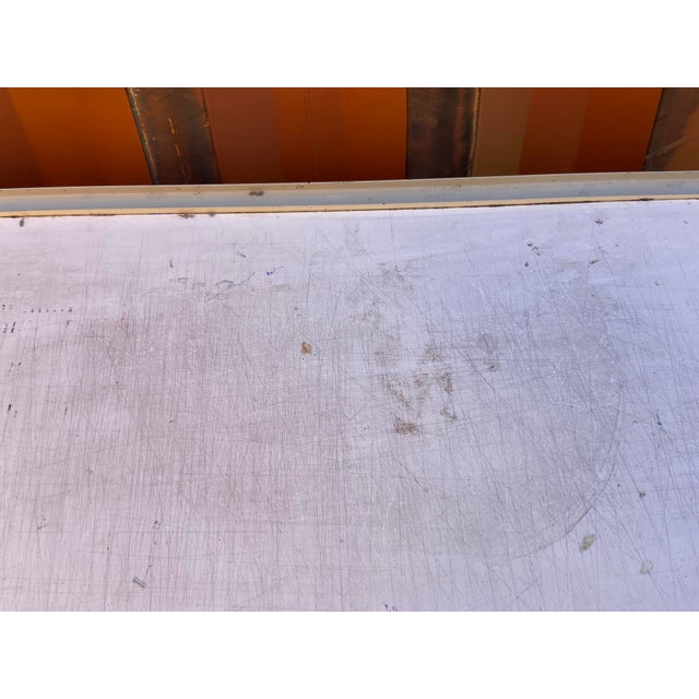 1990s Vintage Neolt Leonar Italian Drafting Table With Drafting Chair