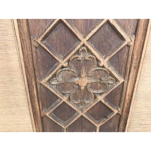 1940s Oak Wardrobe Door, 1940s For Sale - Image 5 of 18