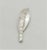 Silver Vintage Late 1950s Signed Boucher Rhodium Plated Rhinestone Leaf Brooch For Sale - Image 8 of 8