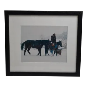 Late 20th Century "Utah" Western Landscape Signed Photograph by Cheryl A. Aaron, Framed