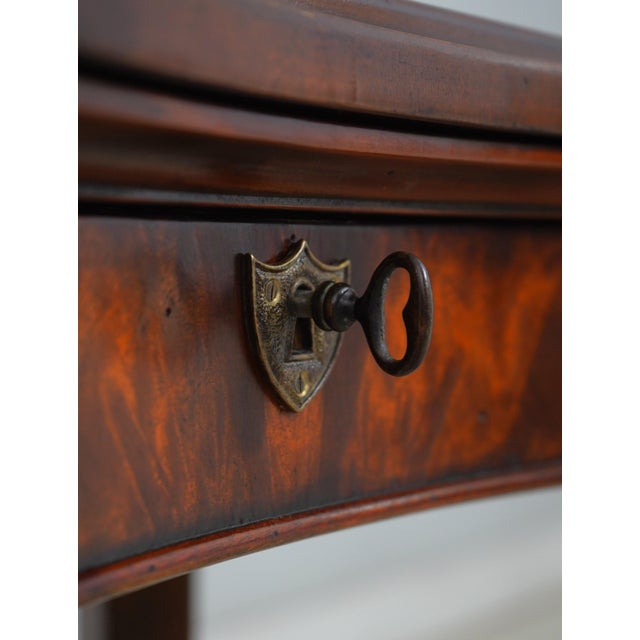 Brown Theodore Alexander Kidney Mahogany Desk For Sale - Image 8 of 18