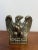 Vintage 1776 Brass Bald Eagle Bookend American Patriotic Federal Decor For Sale - Image 4 of 14
