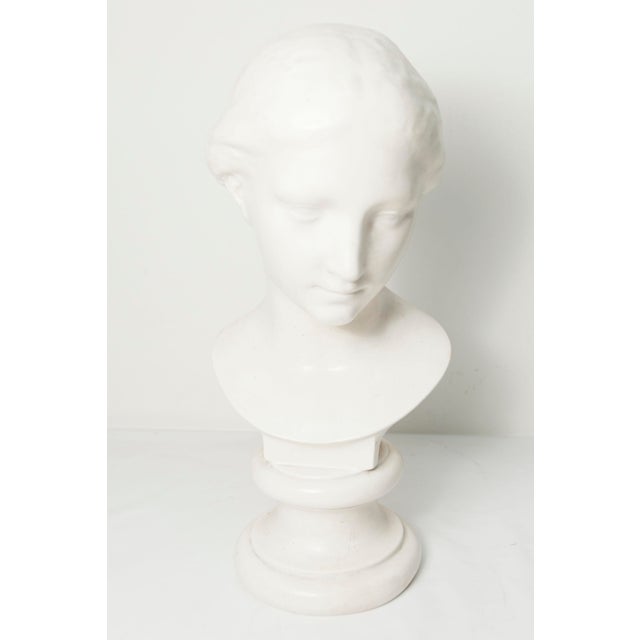 1980s Marble Bust of a Woman from Louvre Museum, 1445 For Sale - Image 5 of 18