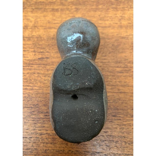 Mid-Century Ceramic Hippo Figurine, 1960s For Sale - Image 12 of 16