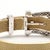0.75ctw Diamond Mesh Buckle Bracelet, 18k Yellow Gold For Sale - Image 4 of 6