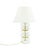 Glass and Brass Bedside Table Lamp attributed to Carl Fagerlund for Orrefors, Sweden, 1960s For Sale - Image 9 of 9