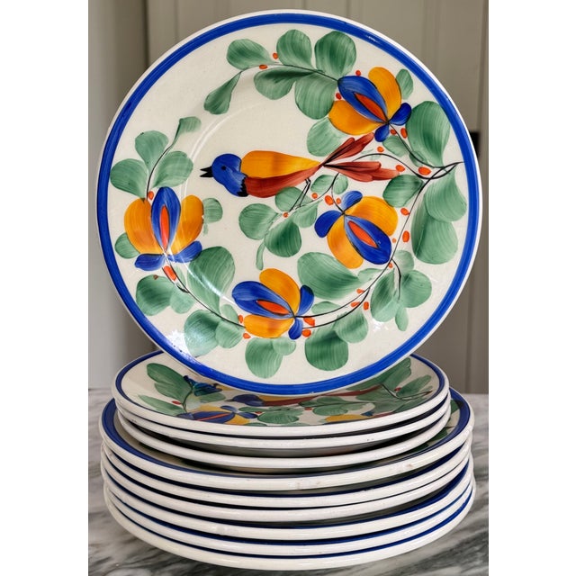 Art Deco Era Ditmar Urbach Decorative Plates - Set of 10 For Sale - Image 12 of 12