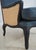 Wood Pair Restoration Hardware French Louis XV Bergere Chairs For Sale - Image 7 of 18