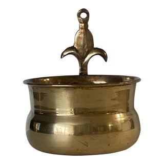 Brass Wall Hanging Planter For Sale