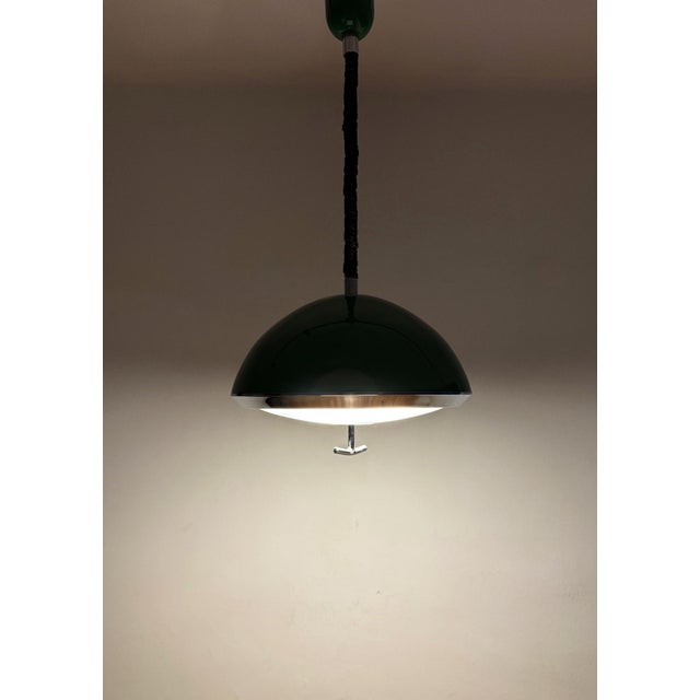 Metal Pendant Lamp from Lupela, Spain, 1970s For Sale - Image 7 of 13