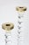 1970s Vintage Rare Twisted Lucite and Brass Stepped Tall Candlesticks Pair Of, 1970's For Sale - Image 5 of 10