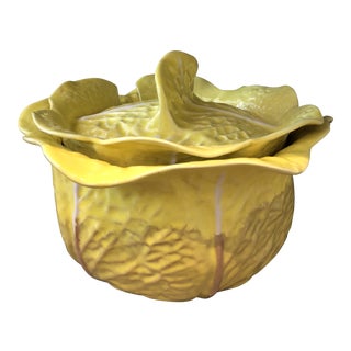 Majolica Cabbage Tureen For Sale