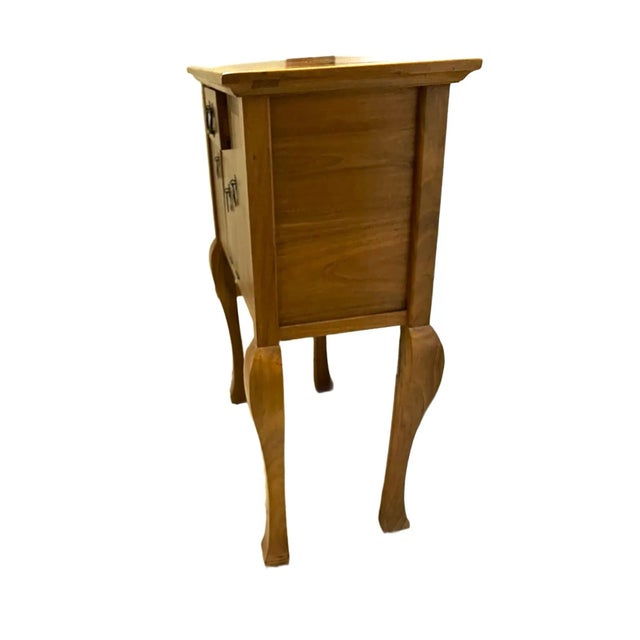 Asian Asian Modern Elm Cabinet For Sale - Image 3 of 9