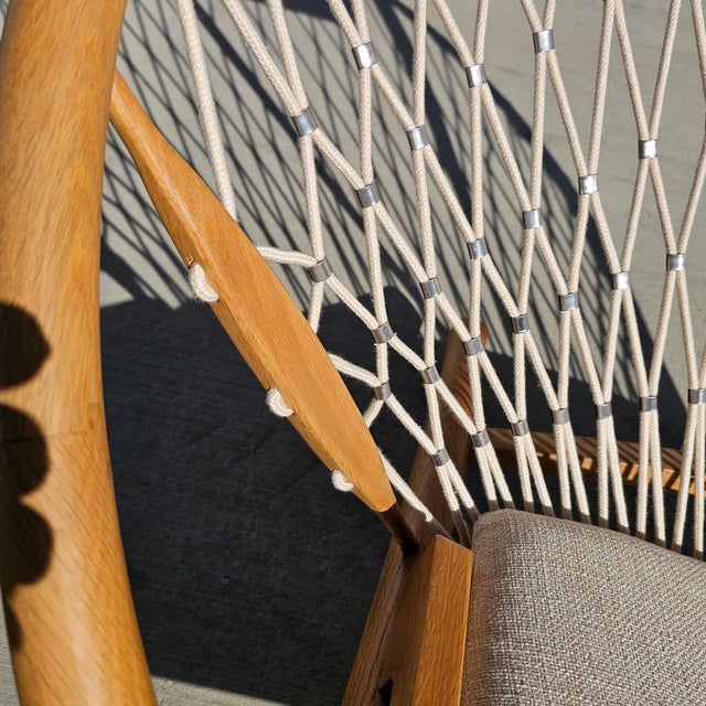 Brown Outdoor Mayan Sunset Rope Chair For Sale - Image 8 of 18