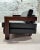 Brazilian Rosewood Sofa Black Leather, 1960 For Sale - Image 9 of 12