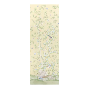 Sample - Schumacher X Miles Redd Brighton Pavilion Panel in Yellow
