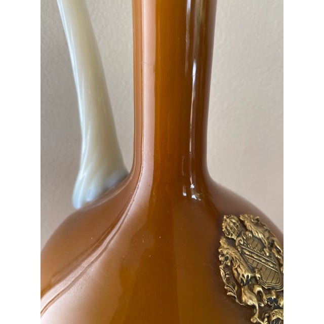 Italian Opaline Glass Pitcher, 1950s For Sale - Image 10 of 16