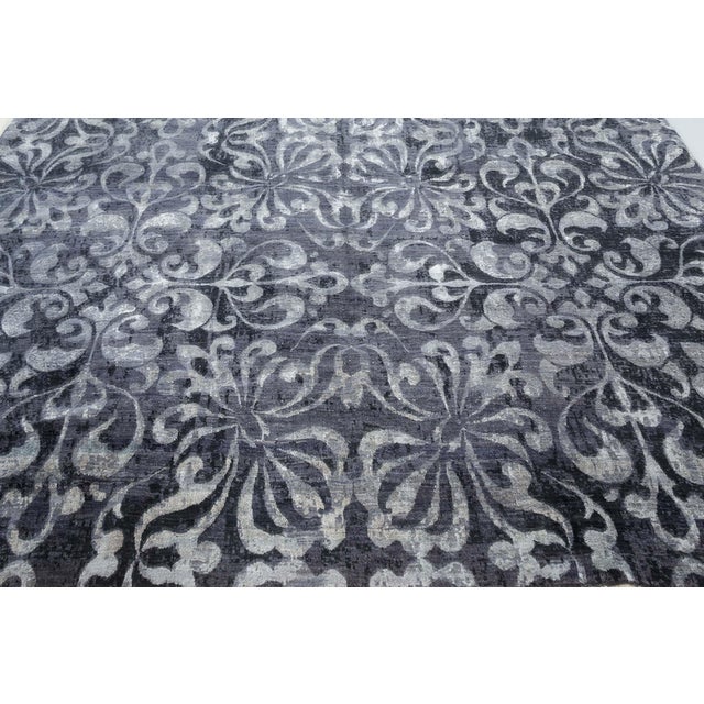 Abstract Modern “Passion Flowers” Wool Rug by Doris Leslie Blau For Sale In New York - Image 6 of 7